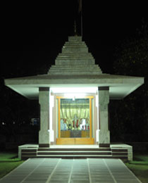 Temple in campus