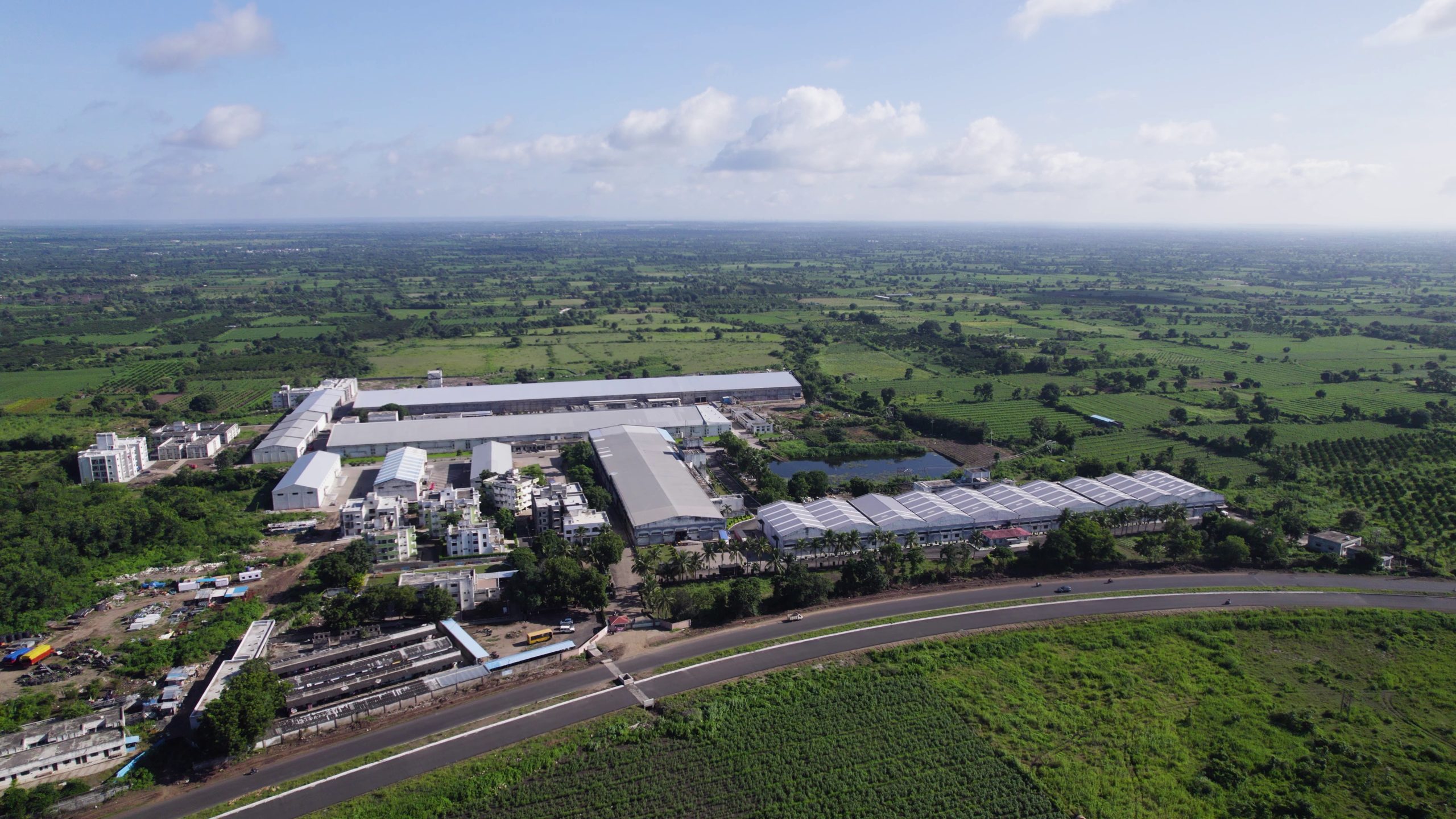 Aerial view of the Bhagirath campus